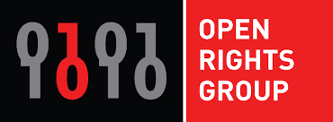 Header image of the Open Rights Group Logo